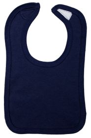 Navy Blue Interlock Bib