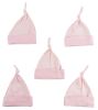 Pink Knotted Baby Cap (Pack of 5)