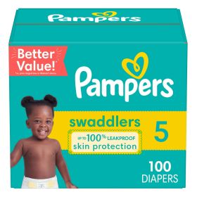 Pampers Swaddlers Diapers Size 5, 100 Count