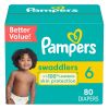 Pampers Swaddlers Diapers Size 6, 80 Count