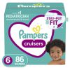 Pampers Cruisers Active Fit Taped Diapers Size 6, 86 Count