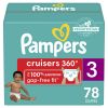 Pampers Cruisers 360 Fit Diapers Size 3, 168 Count