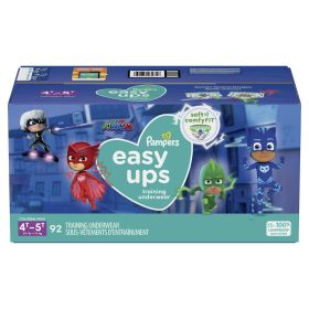 Pampers Easy Ups Training Underwear Boys Size 6 , 92 Count