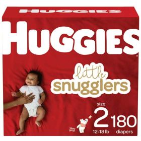 Huggies Little Snugglers Size 2;  180 Count