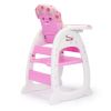 Multipurpose Adjustable Highchair for Baby Toddler Dinning Table with Feeding Tray and 5-Point Safety Buckle, Pink