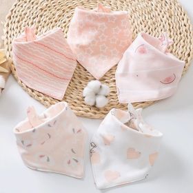 Thickened Autumn Winter Baby Saliva Towel Bib (Option: Pink Princess Series)