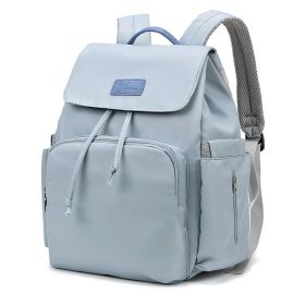 Large-capacity Multi-function Baby Mother And Baby Outing Backpack Fashion Backpack (Color: Blue)