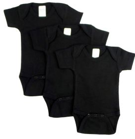 Black Onezie (Pack of 3) (Color: Black, size: small)