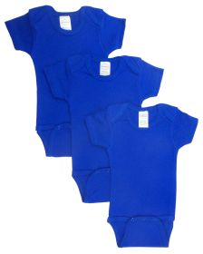 Blue Bodysuit Onezies (Pack of 3) (Color: Blue, size: small)