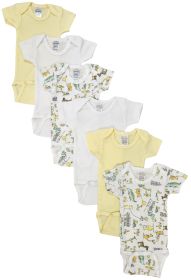 Unisex Baby 6 Pc Layette Sets (Color: White, size: medium)