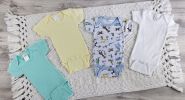 4 Pc Layette Baby Clothes Set