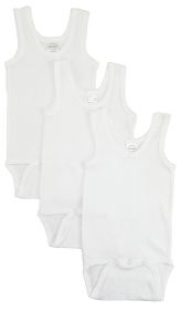 White Tank Top Onezie (Color: White, size: medium)