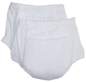 Training Pants (Color: White, size: Size 3)