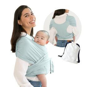 Summer Cotton Cross Simple  Baby Carrier (Option: Light Blue-L)