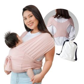 Summer Cotton Cross Simple  Baby Carrier (Option: Pink-L)