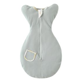 New Baby Swaddling Sleeping Bag (Option: Mint green-M)