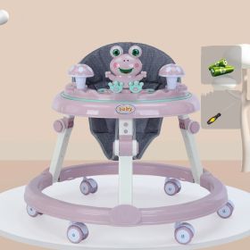 Baby Walker Anti-O-leg Baby Multifunctional Anti-rollover (Option: Pink-4Style)