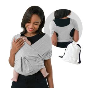 Summer Cotton Cross Simple  Baby Carrier (Option: Light grey-L)