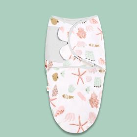 Baby Print Cotton Kickproof Sleeping Bag (Option: Ocean Paradise-3to6months)