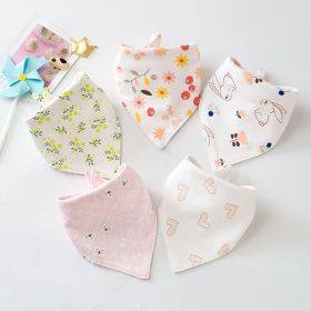 Thickened Autumn Winter Baby Saliva Towel Bib (Option: Love Adorable Rabbit)