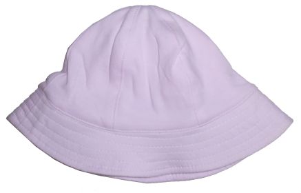 Pastel Pink Sun Hat (Color: Pink, size: 0-6M)