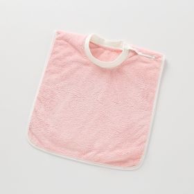 Baby Brushing Mouthwash Towel Waterproof Cover (Option: Pink Brushing Towel)