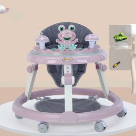 Baby Walker Anti-O-leg Baby Multifunctional Anti-rollover (Option: Pink-5Style)