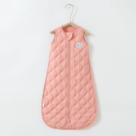 Baby Cotton Gravity Sleeping Bag (Option: Pink Quilted-Average Size 0to 9 Months)