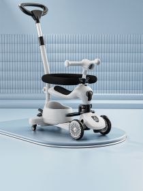 Children's Scooter Baby Multi-functional Scooter (Option: Modern Gray)