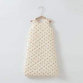 Baby Cotton-padded Sleeping Bag Vest (Option: Love-L)