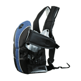 Breathable Double-shoulder Baby Carrier Four Seasons Multifunctional Baby Products Holding Baby Artifact (Color: Blue)