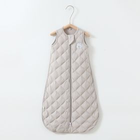 Baby Gravity Sleeping Bag Pure Cotton Anti-kick Quilt Vest (Option: Gray Gravity-Average Size)