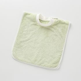 Baby Brushing Mouthwash Towel Waterproof Cover (Option: Light Green Brushing Towel)