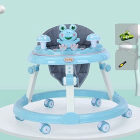 Baby Walker Anti-O-leg Baby Multifunctional Anti-rollover (Option: Blue-4Style)