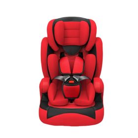 Baby Car With Car Foldable Safety Seat Basket Portable Car Cradle (Option: Seat Red Black)