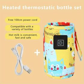 USB Milk Water Warmer; Travel Stroller Insulated Bag; Baby Nursing Bottle Heater; Newborn Infant Portable Bottle Feeding Warmer (style: Style B)