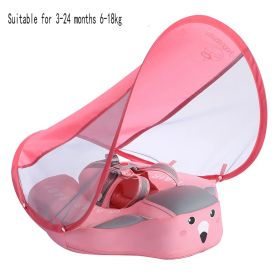 Mambobaby New Non-Inflatable Baby Swimming Float Seat Float Baby Swimming Ring Pool Toys Fun Accessories Boys Girls General (Color: Pink)