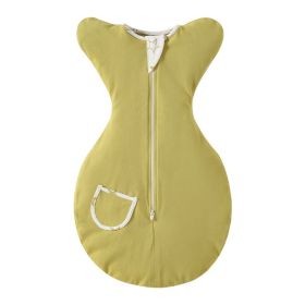 New Baby Swaddling Sleeping Bag (Option: Green-S)