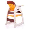 Multipurpose Adjustable Highchair for Baby Toddler Dinning Table with Feeding Tray and 5-Point Safety Buckle, Yellow