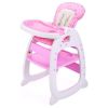 Multipurpose Adjustable Highchair,Children's dining chair for Baby Toddler Dinning Table with Feeding Tray and 5-Point Safety Buckle XH