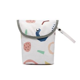 Portable Baby Diaper Storage Bag For Outing Products (Option: Fruit print)