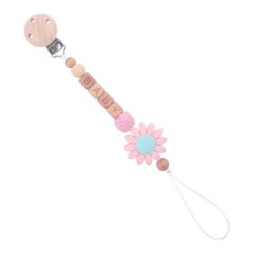 Baby Products Soothing Beech Pacifier Clip (Color: Pink)